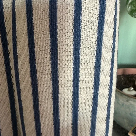 Eleventy Milano Navy and Cream Striped Blazer - Picture 9 of 9